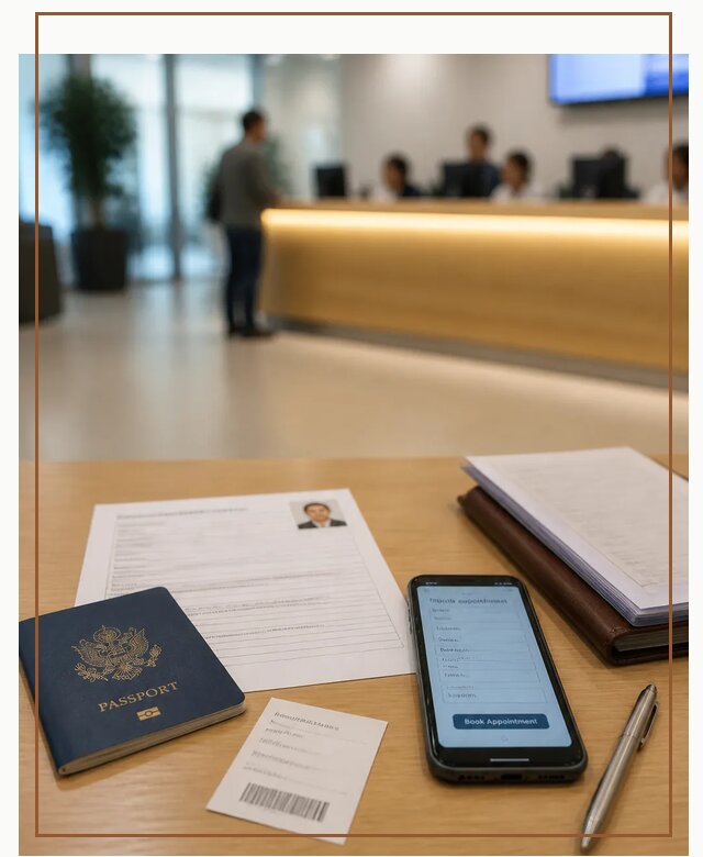 Запись в визовый центр в Юбилейном для подачи документов