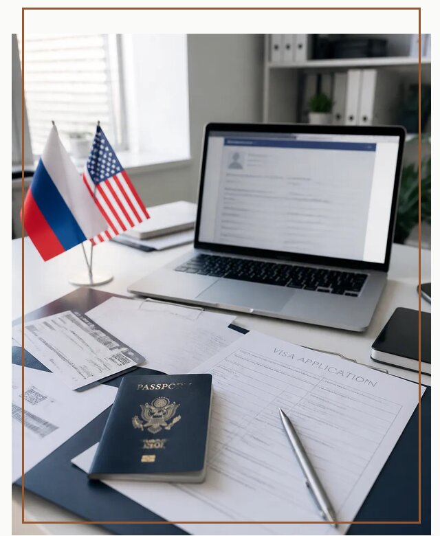 Оформление визы в США для туристов и бизнеса в Юбилейном